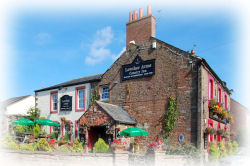 A view of the pub garden